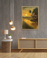 Golden Rice Sunset
