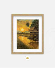 Golden Rice Sunset