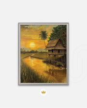 Golden Rice Sunset