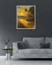 Golden Rice Sunset