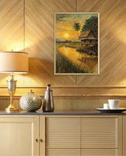Golden Rice Sunset