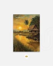 Golden Rice Sunset