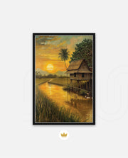 Golden Rice Sunset