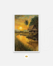 Golden Rice Sunset
