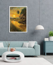 Golden Rice Sunset