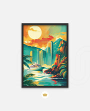 Sunset Coastline City