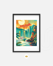 Sunset Coastline City