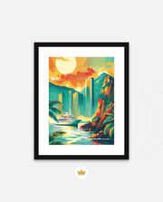 Sunset Coastline City