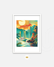 Sunset Coastline City