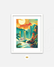 Sunset Coastline City