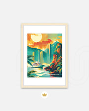 Sunset Coastline City