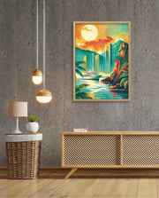Sunset Coastline City