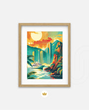 Sunset Coastline City