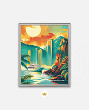Sunset Coastline City