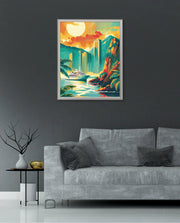 Sunset Coastline City
