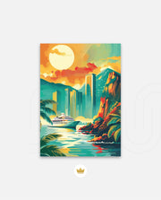 Sunset Coastline City