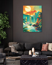 Sunset Coastline City