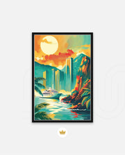Sunset Coastline City