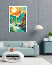 Sunset Coastline City
