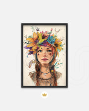 Floral Spirit Gaze