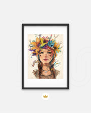 Floral Spirit Gaze
