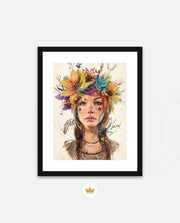 Floral Spirit Gaze