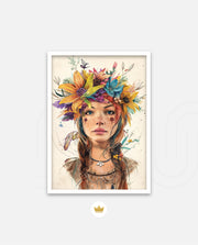 Floral Spirit Gaze