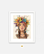 Floral Spirit Gaze