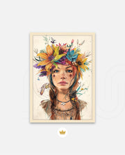 Floral Spirit Gaze