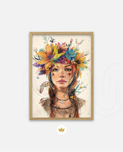 Floral Spirit Gaze