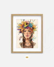 Floral Spirit Gaze