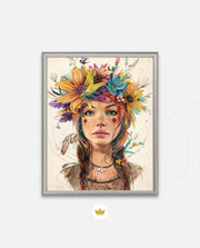 Floral Spirit Gaze
