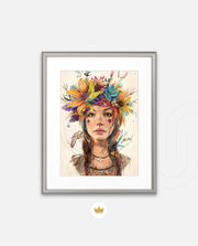 Floral Spirit Gaze