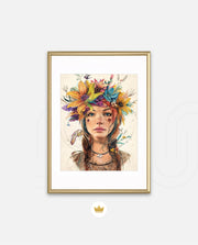 Floral Spirit Gaze