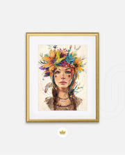 Floral Spirit Gaze