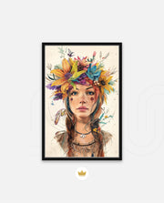 Floral Spirit Gaze