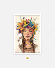 Floral Spirit Gaze