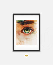 Emerald Gaze Detail