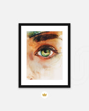 Emerald Gaze Detail