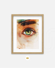 Emerald Gaze Detail