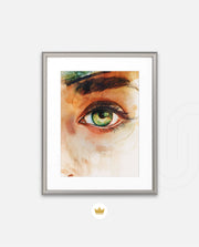 Emerald Gaze Detail