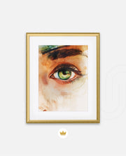 Emerald Gaze Detail