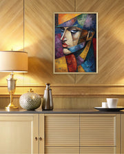 Mosaic Shadow Face