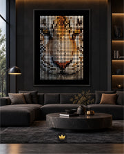 White Tiger Amber Dots