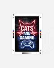 Neon Gamer Cat