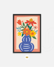 Blue Bloom Vase