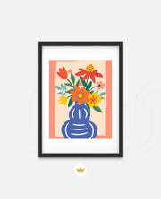Blue Bloom Vase