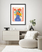 Blue Bloom Vase