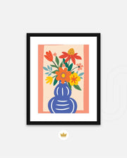 Blue Bloom Vase