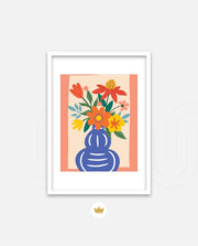 Blue Bloom Vase